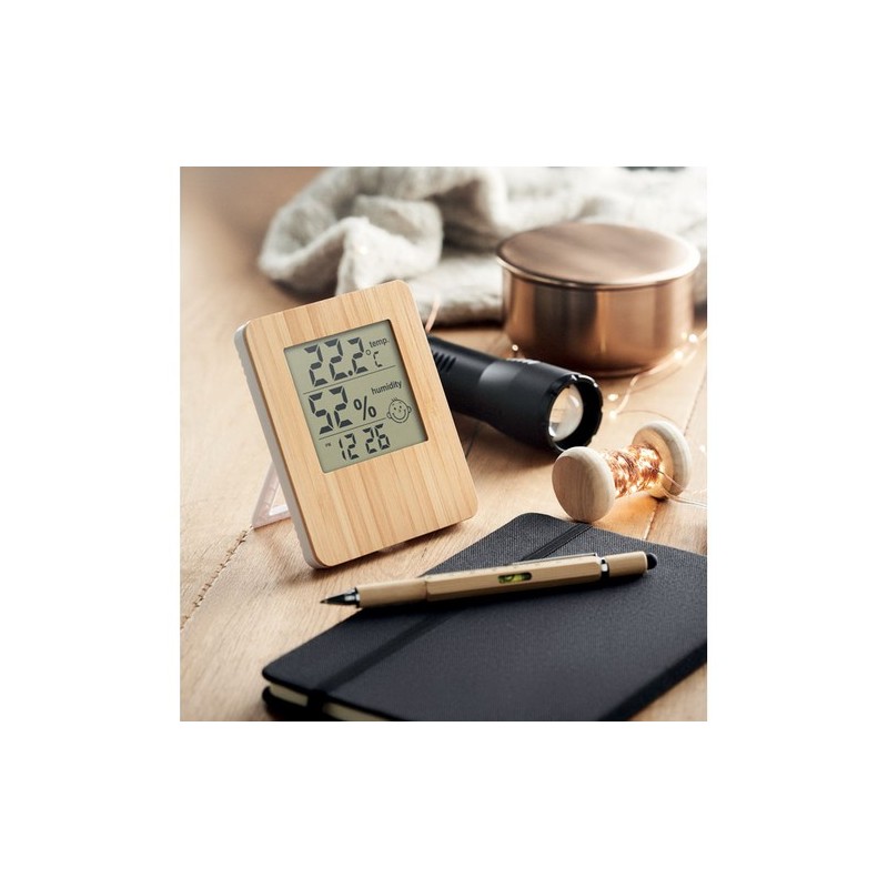 Station Météo en Bambou SUNCITY - Élégance Naturelle