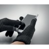 Gants Tactiles Éco-responsables en RPET Personnalisés TAKAI Matières : PET recyclé Couleurs : noir cadeau collaborateur premium