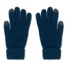 Gants Tactiles Éco-responsables en RPET Personnalisés TAKAI Matières : PET recyclé Couleurs : bleu marine goodies publicitaire é