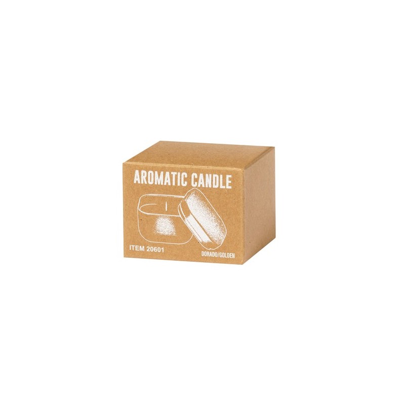 Bougie Aromatique Élégante Hetfil pour Entreprises Matières : métal Couleurs : doré cadeau collaborateur premium