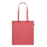 Sac Shopping Éco-responsable en Coton Recyclé ZOCO COLOUR Matières : coton recyclé Couleurs : rouge cadeau client original