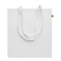 Sac Shopping Éco-responsable en Coton Recyclé ZOCO COLOUR Matières : coton recyclé Couleurs : blanc marquage laser ultra précis