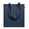 Sac Shopping Éco-responsable en Coton Recyclé ZOCO COLOUR Matières : coton recyclé Couleurs : bleu marine cadeau entreprise pas 