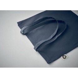 Sac Shopping Éco-responsable en Coton Recyclé ZOCO COLOUR Matières : coton recyclé Couleurs : bleu marine marquage couleur éclat