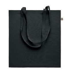 Sac Shopping Éco-responsable en Coton Recyclé ZOCO COLOUR Matières : coton recyclé Couleurs : noir personnalisable avec votre lo