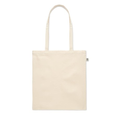 Sac Shopping Éco-responsable en Coton Biologique Personnalisé NUORO Matières : coton biologique Couleurs : beige cadeau entrepri