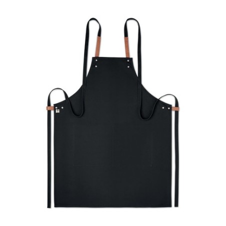 Tablier en coton organique 340 g/m² couleur Nagpur Matières : coton biologique Couleurs : noir livraison express 24h 48h