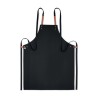 Tablier en coton organique 340 g/m² couleur Nagpur Matières : coton biologique Couleurs : noir livraison express 24h 48h