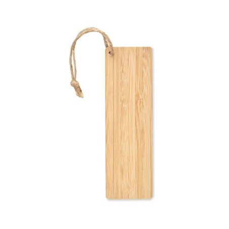 Marque-page en bambou personnalisé  - KUMAKU Matières : bambou Couleurs : bois personnalisable avec votre logo