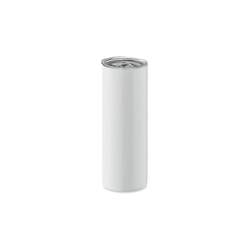 Gobelet Double Paroi Personnalisé Éco-responsable SFEER - Cadeau d'entreprise Matières : acier inoxydable Couleurs : blanc
