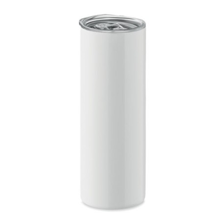 Gobelet Double Paroi Personnalisé Éco-responsable SFEER - Cadeau d'entreprise Matières : acier inoxydable Couleurs : blanc