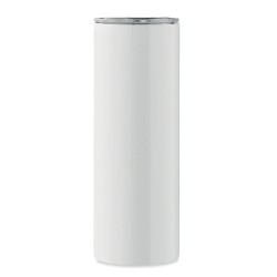 Gobelet Double Paroi Personnalisé Éco-responsable SFEER - Cadeau d'entreprise Matières : acier inoxydable Couleurs : blanc 2