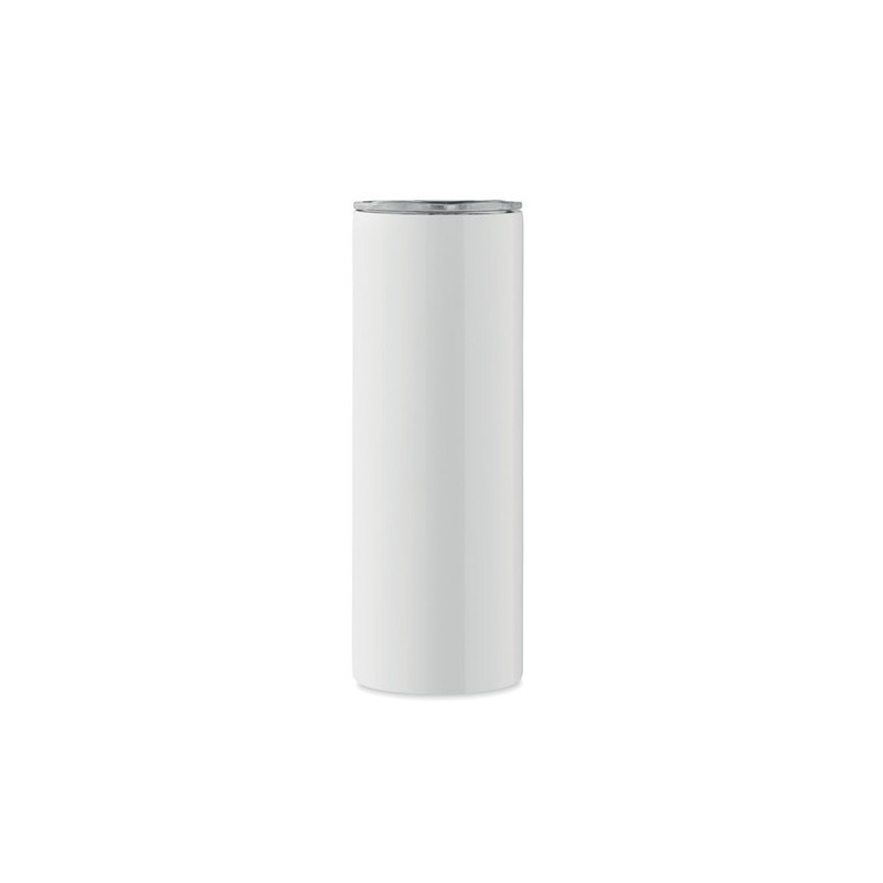 Gobelet Double Paroi Personnalisé Éco-responsable SFEER - Cadeau d'entreprise Matières : acier inoxydable Couleurs : blanc perso