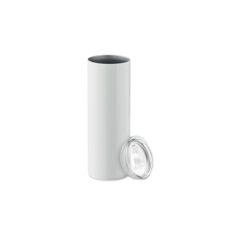 Gobelet Double Paroi Personnalisé Éco-responsable SFEER - Cadeau d'entreprise Matières : acier inoxydable Couleurs : blanc cadea