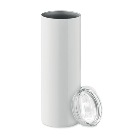 Gobelet Double Paroi Personnalisé Éco-responsable SFEER - Cadeau d'entreprise Matières : acier inoxydable Couleurs : blanc cadea