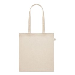 Sac Shopping Éco-responsable en Coton Recyclé Personnalisé ZOCO Matières : coton recyclé Couleurs : beige cadeau entreprise pas 