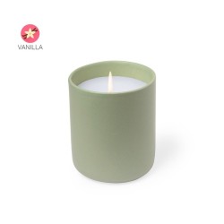 Bougie Aromatique Personnalisée Vanille Éco-responsable Elora | Cadeau Unique Matières : céramique Couleurs : gris 2