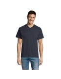 T-shirt Col V Personnalisable Éco-responsable 150 | SOL'S VICTORY Matières : coton Taille textile : M Couleurs : bleu marine obj