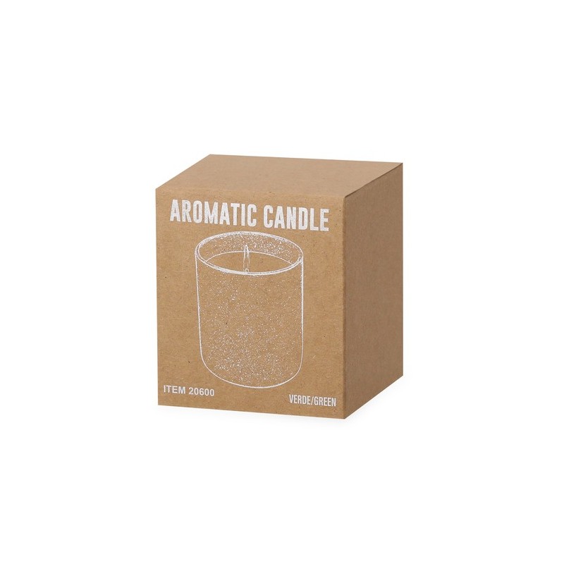 Bougie Aromatique Personnalisée Vanille Éco-responsable Elora | Cadeau Unique Matières : céramique Couleurs : gris marquage coul
