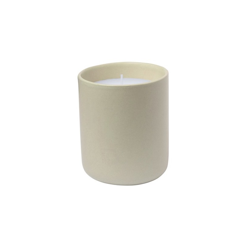 Bougie Aromatique Personnalisée Vanille Éco-responsable Elora | Cadeau Unique Matières : céramique Couleurs : naturel personnali