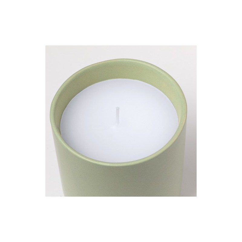 Bougie Aromatique Personnalisée Vanille Éco-responsable Elora | Cadeau Unique Matières : céramique Couleurs : naturel impression