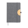 Bloc-notes personnalisé  - Support Jibs pas cher Matières : bambou Couleurs : gris goodies publicitaire événementiel