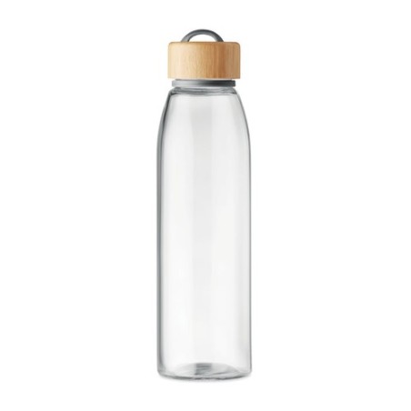 Flacon en verre  500 ml - FJORD WHITE Matières : verre Couleurs : transparent personnalisable avec votre logo