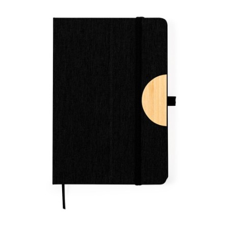 Bloc-notes personnalisé  - Support Jibs pas cher Matières : bambou Couleurs : gris personnalisation sur mesure