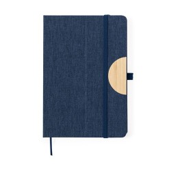 Bloc-notes personnalisé  - Support Jibs pas cher Matières : bambou Couleurs : naturel objet publicitaire robuste