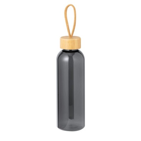 Gourde Isotherme Éco-responsable et Élégante Personnalisée - Tournax Matières : bambou Couleurs : noir