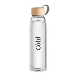 Flacon en verre  500 ml - FJORD WHITE Matières : verre Couleurs : transparent marquage laser ultra précis
