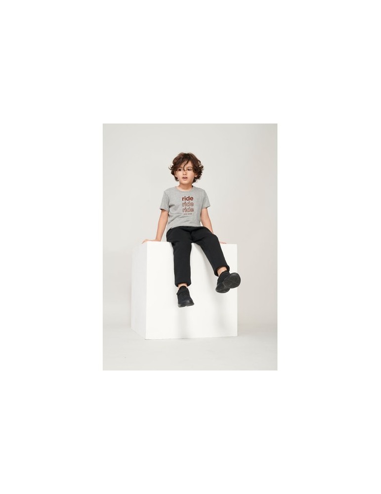 T-shirt Enfant Bio Personnalisé 150g Éthique CRUSADER KIDS Matières : coton biologique Taille textile : 3XL Couleurs : noir prof