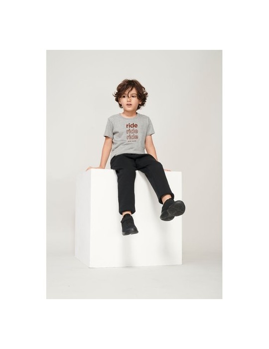 T-shirt Enfant Bio Personnalisé 150g Éthique CRUSADER KIDS Matières : coton biologique Taille textile : 3XL Couleurs : noir prof