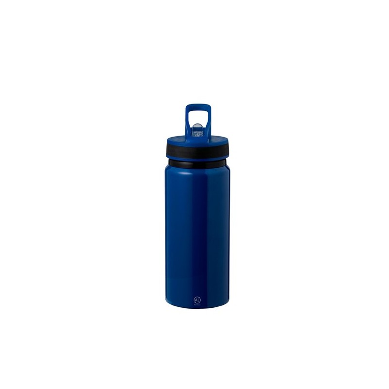 Gourde Éco-responsable Personnalisée - Nolde Matières : aluminium recyclé  Couleurs : bleu marine objet promotionnel éco-respons