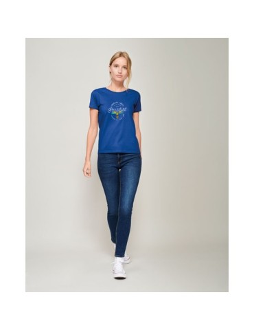 T-shirt Femme Éco-responsable Personnalisé 175g en 100% Coton Bio - PIONEER WOMEN Matières : coton biologique Taille textile : S