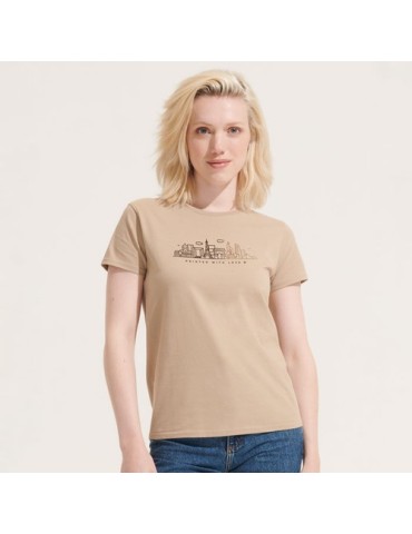 T-shirt Femme Éco-responsable Personnalisé 175g en 100% Coton Bio - PIONEER WOMEN Matières : coton biologique Taille textile : S