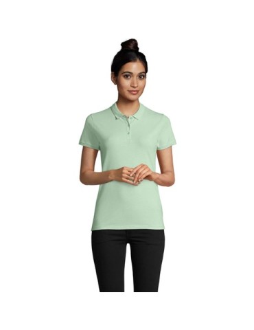 Polo Éco-responsable 170g 100% Coton Bio Personnalisé PLANET WOMEN Matières : coton biologique Taille textile : L Couleurs : ver