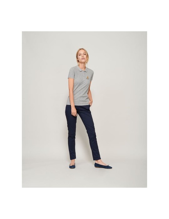 Polo Éco-responsable 170g 100% Coton Bio Personnalisé PLANET WOMEN Matières : coton biologique Taille textile : XS Couleurs : bl