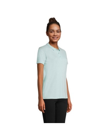 Polo Éco-responsable 170g 100% Coton Bio Personnalisé PLANET WOMEN Matières : coton biologique Taille textile : S Couleurs : ble