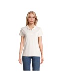 Polo Éco-responsable 170g 100% Coton Bio Personnalisé PLANET WOMEN Matières : coton biologique Taille textile : S Couleurs : écr