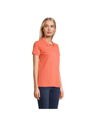 Polo Éco-responsable 170g 100% Coton Bio Personnalisé PLANET WOMEN Matières : coton biologique Taille textile : S Couleurs : pop