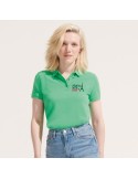 Polo Éco-responsable 170g 100% Coton Bio Personnalisé PLANET WOMEN Matières : coton biologique Taille textile : XL Couleurs : ve