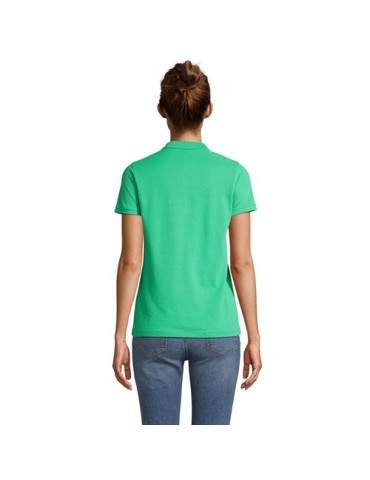 Polo Éco-responsable 170g 100% Coton Bio Personnalisé PLANET WOMEN Matières : coton biologique Taille textile : M Couleurs : ver