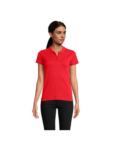 Polo Éco-responsable 170g 100% Coton Bio Personnalisé PLANET WOMEN Matières : coton biologique Taille textile : XL Couleurs : ro