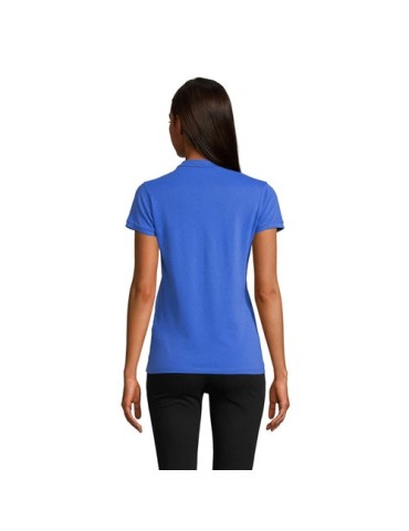 Polo Éco-responsable 170g 100% Coton Bio Personnalisé PLANET WOMEN Matières : coton biologique Taille textile : XS Couleurs : bl
