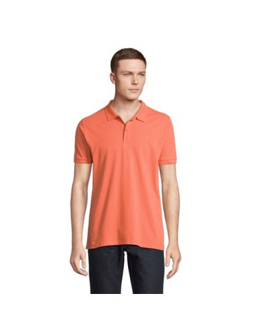 Polo Éco-responsable 170g 100% Coton Bio Personnalisé PLANET MEN Matières : coton biologique Taille textile : M Couleurs : pop o