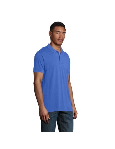 Polo Éco-responsable 170g 100% Coton Bio Personnalisé PLANET MEN Matières : coton biologique Taille textile : 5XL Couleurs : ble