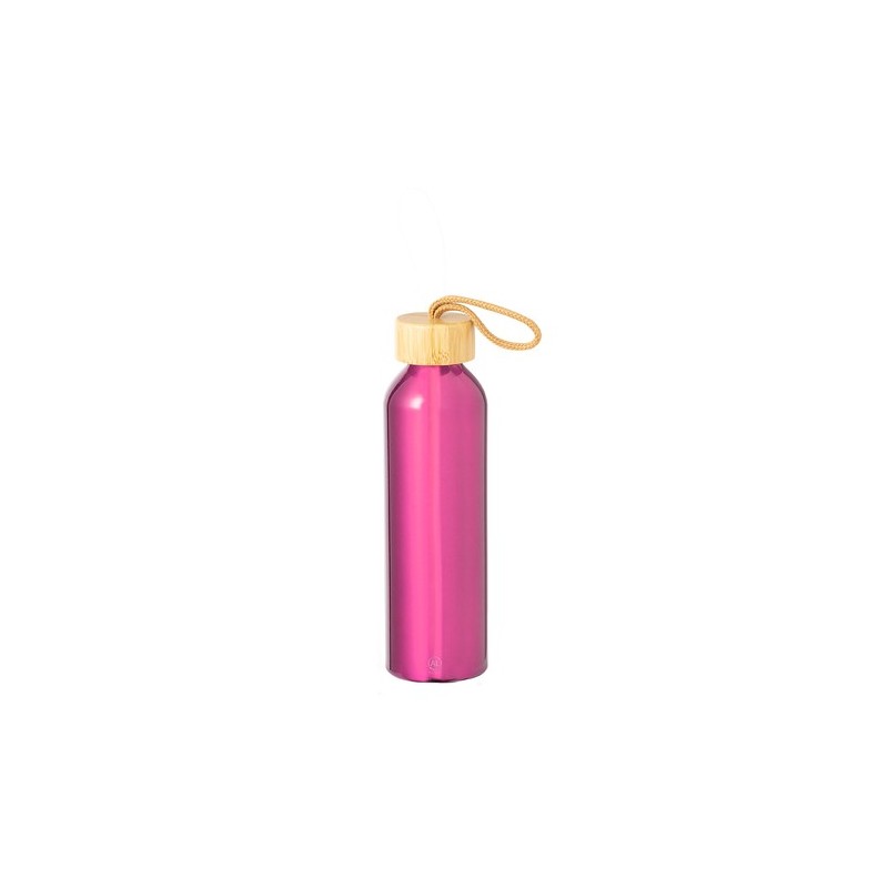Gourde Éco-responsable Personnalisée Irvinson Matières : bambou Couleurs : jaune goodies publicitaire durable