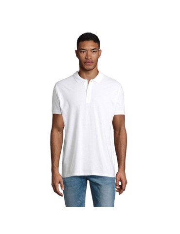 Polo Éco-responsable 170g 100% Coton Bio Personnalisé PLANET MEN Matières : coton biologique Taille textile : M Couleurs : blanc