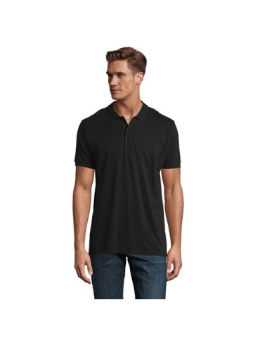 Polo Éco-responsable 170g 100% Coton Bio Personnalisé PLANET MEN Matières : coton biologique Taille textile : 4XL Couleurs : noi